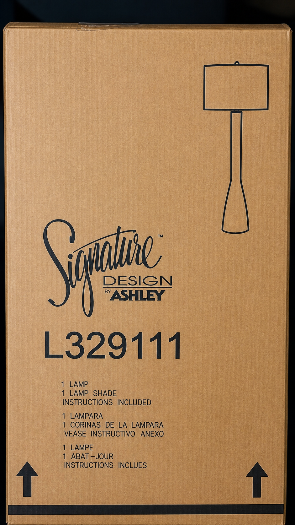 Signature Design by Ashley Wood Floor Lamp