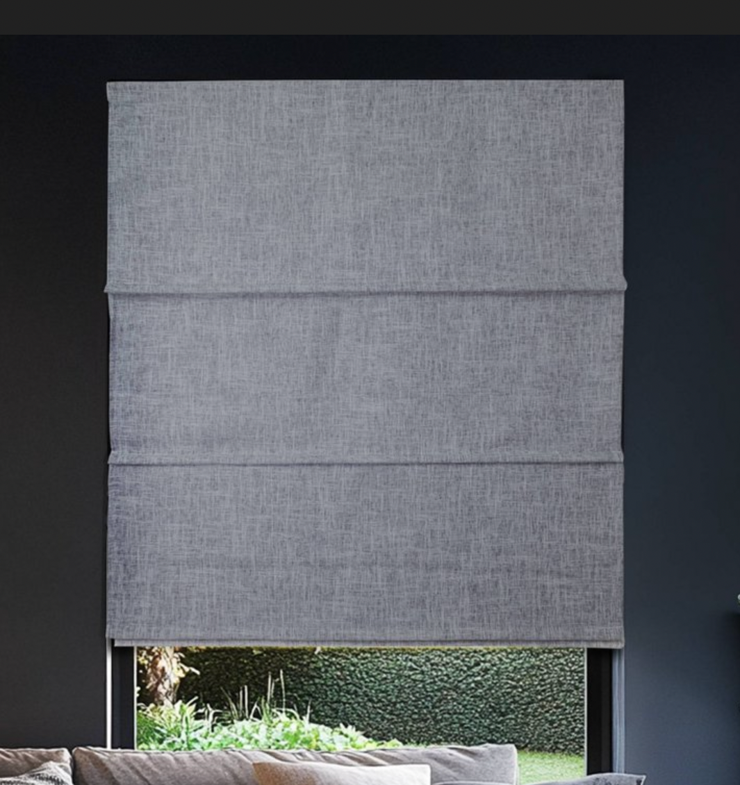 Chicology 23"x72" Roman Shade Lexington Gainsboro