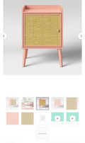 Pink nightstand