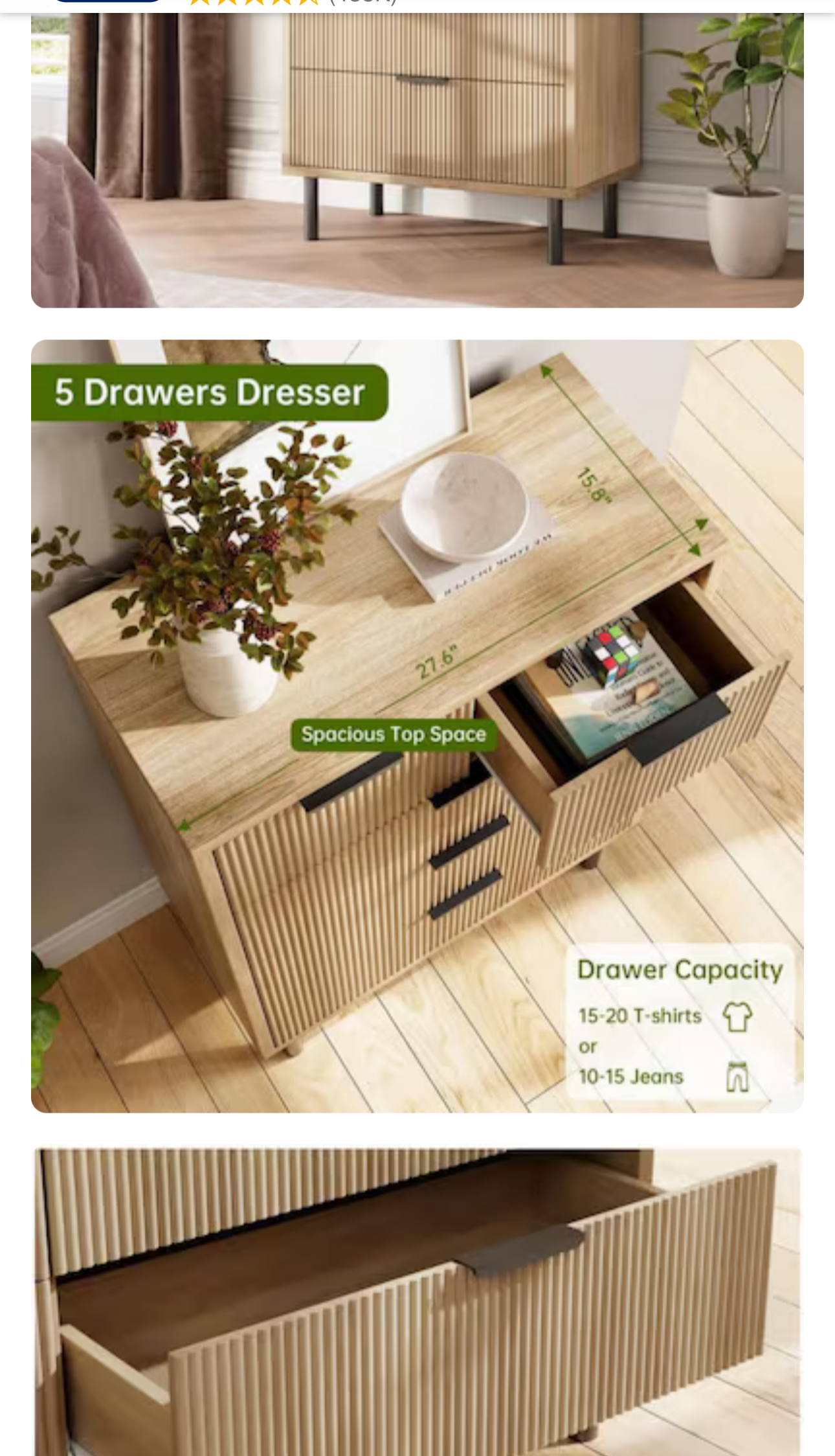 Dresser 5 drawer