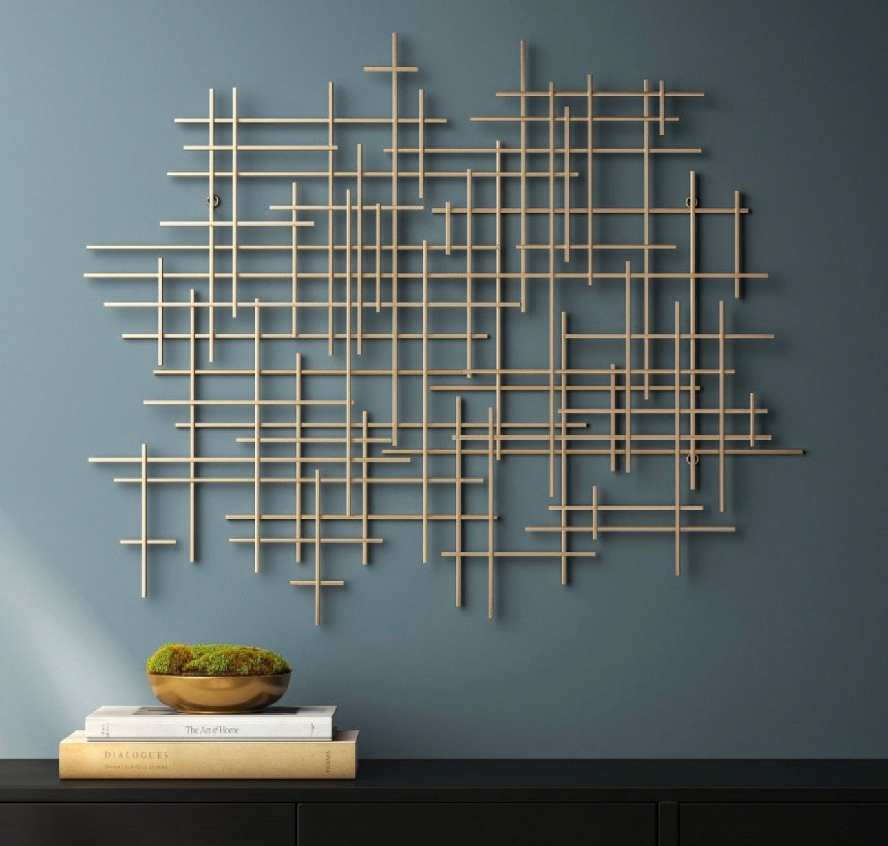Gold Metal Wall Art