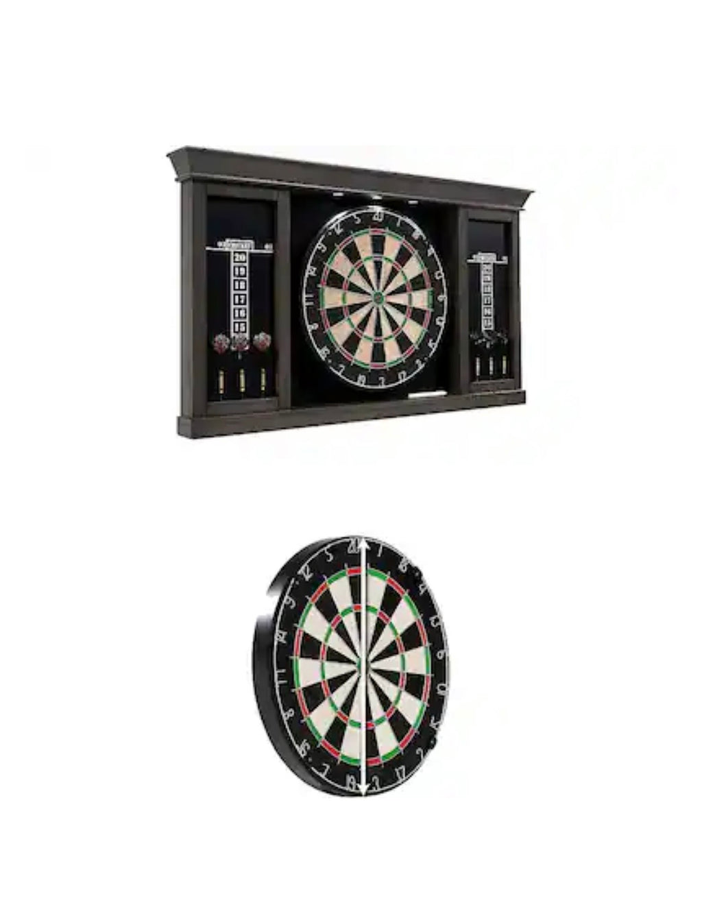 MD Sports Barrington Palmer Dartboard Cabinet with LED Lights