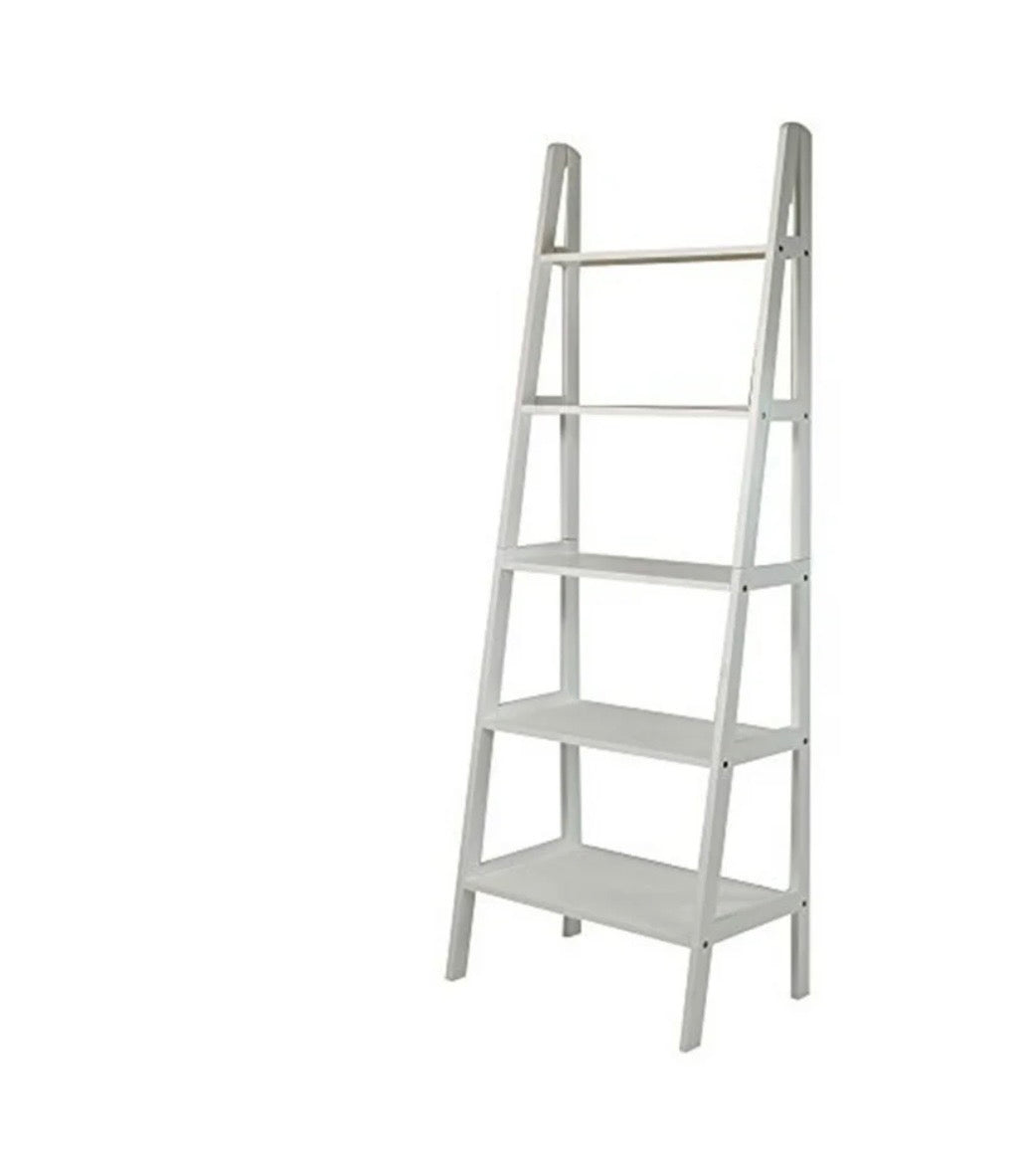 Casual Home White Ladder Bookcase