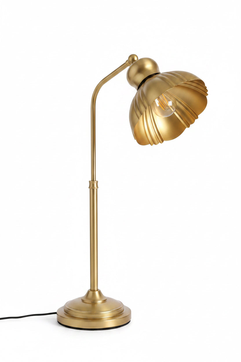 Brass Adjustable Desk Lamp