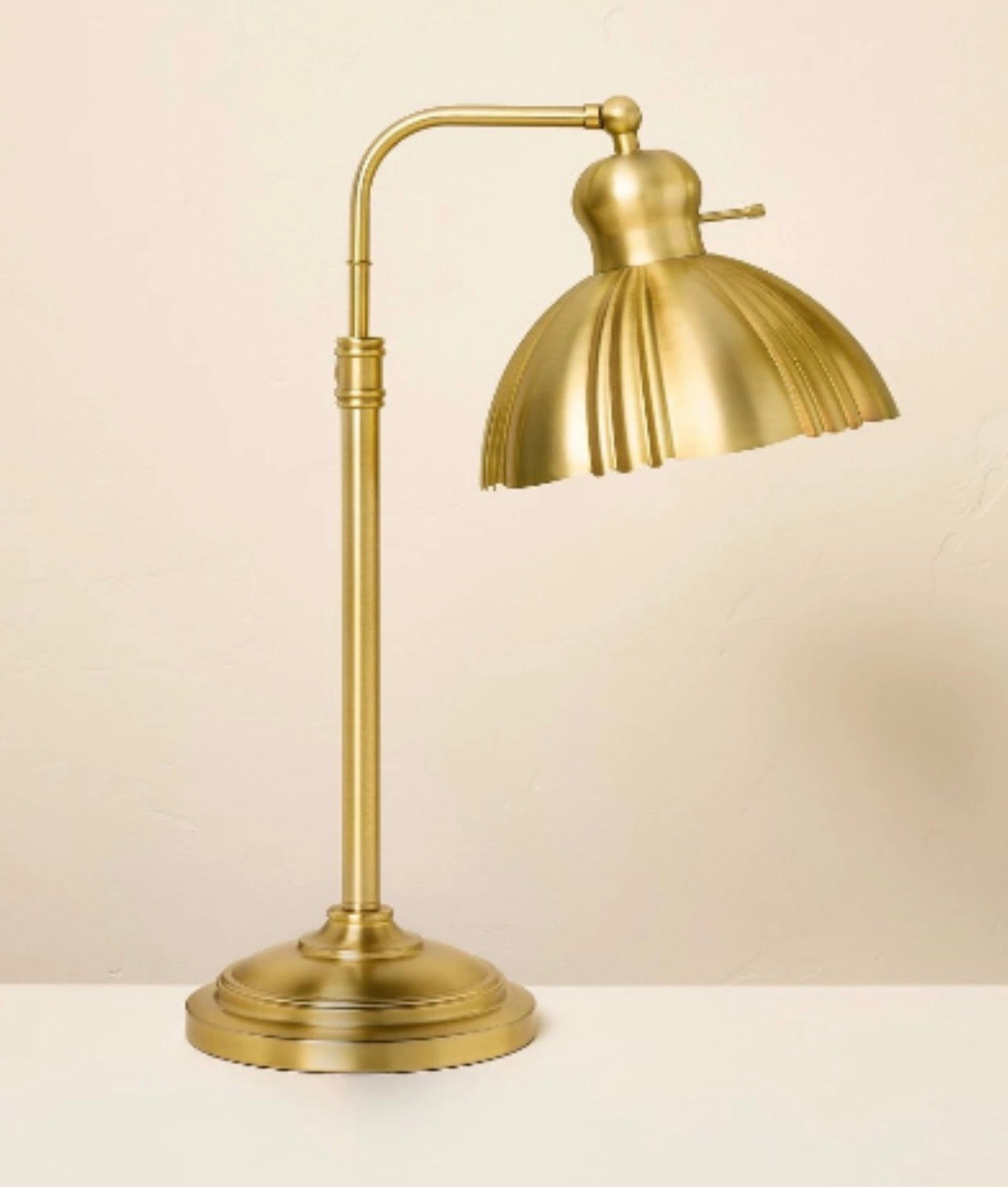 Brass Adjustable Desk Lamp