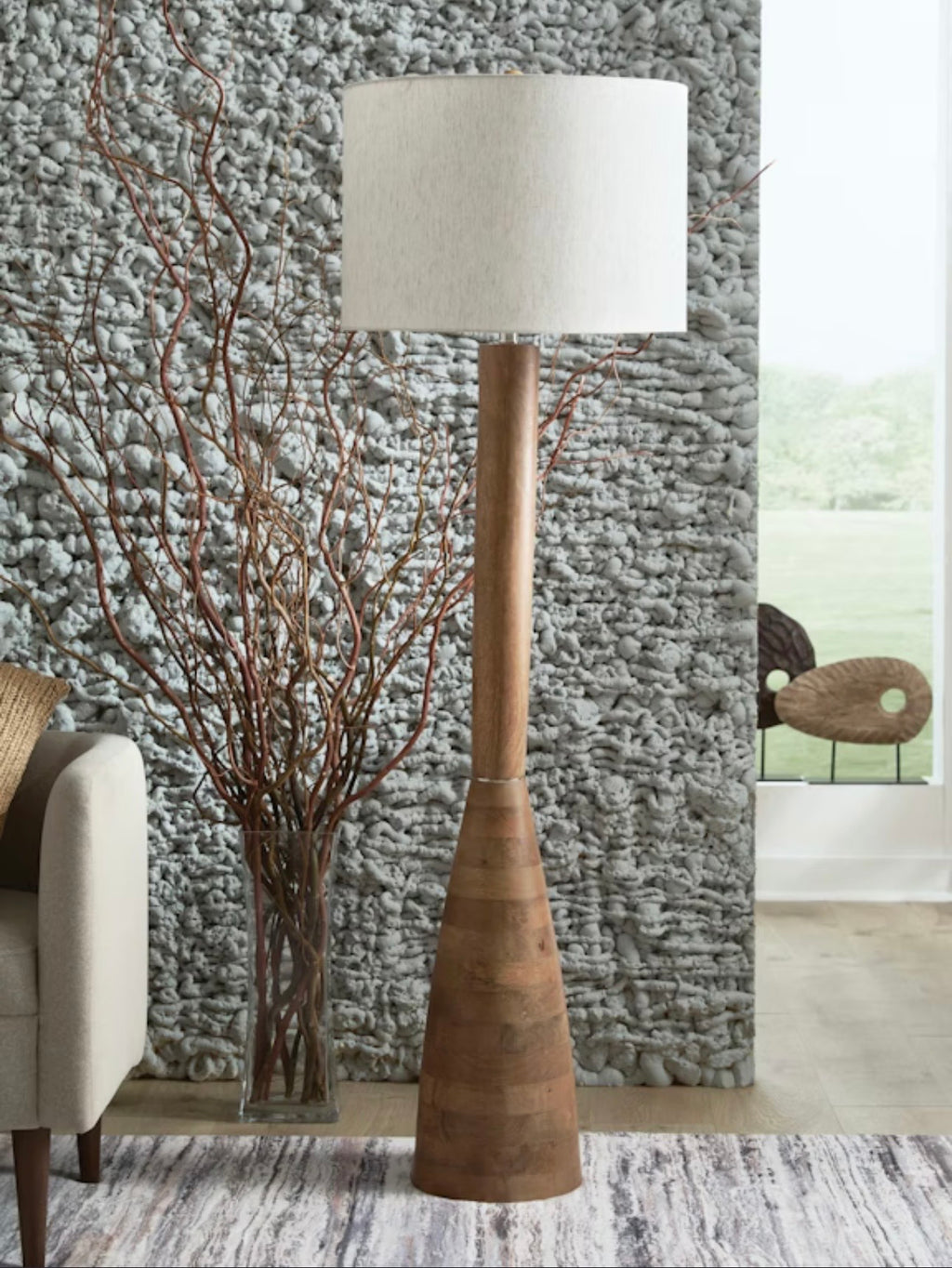 Signature Design by Ashley Wood Floor Lamp