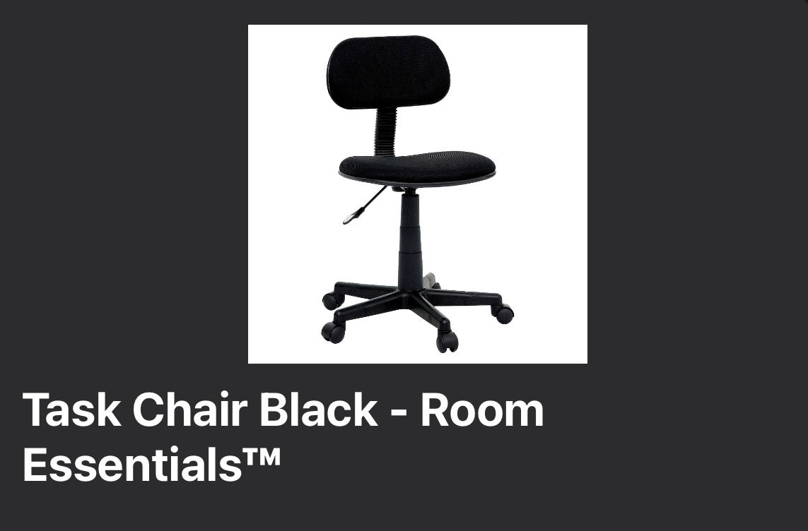 Room Essentials Task Chair - Black