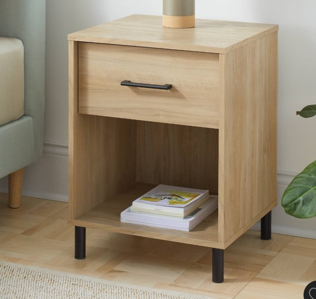 Room Essentials Mixed Material Nightstand