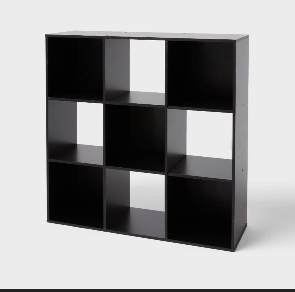 Whitmor 9 Section Cube Organizer - Black