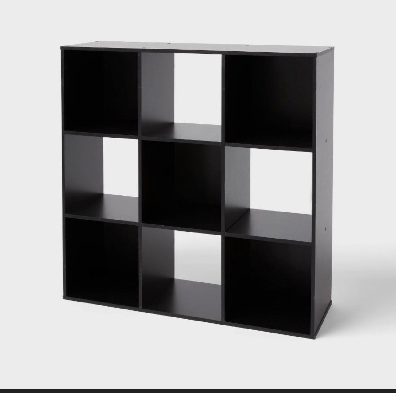 Whitmor 9 Section Cube Organizer - Black