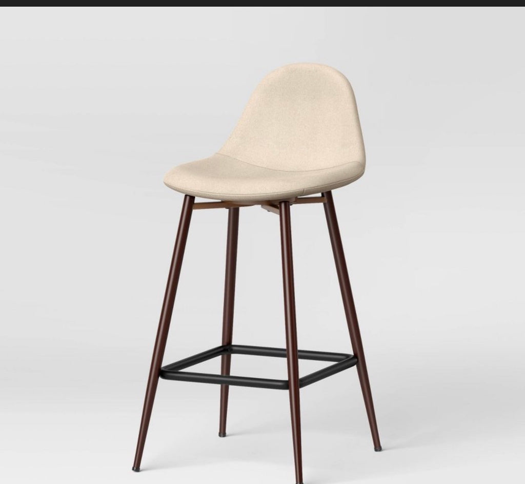 Threshold Copley 24" Counter Stool - Gray Fabric Seat