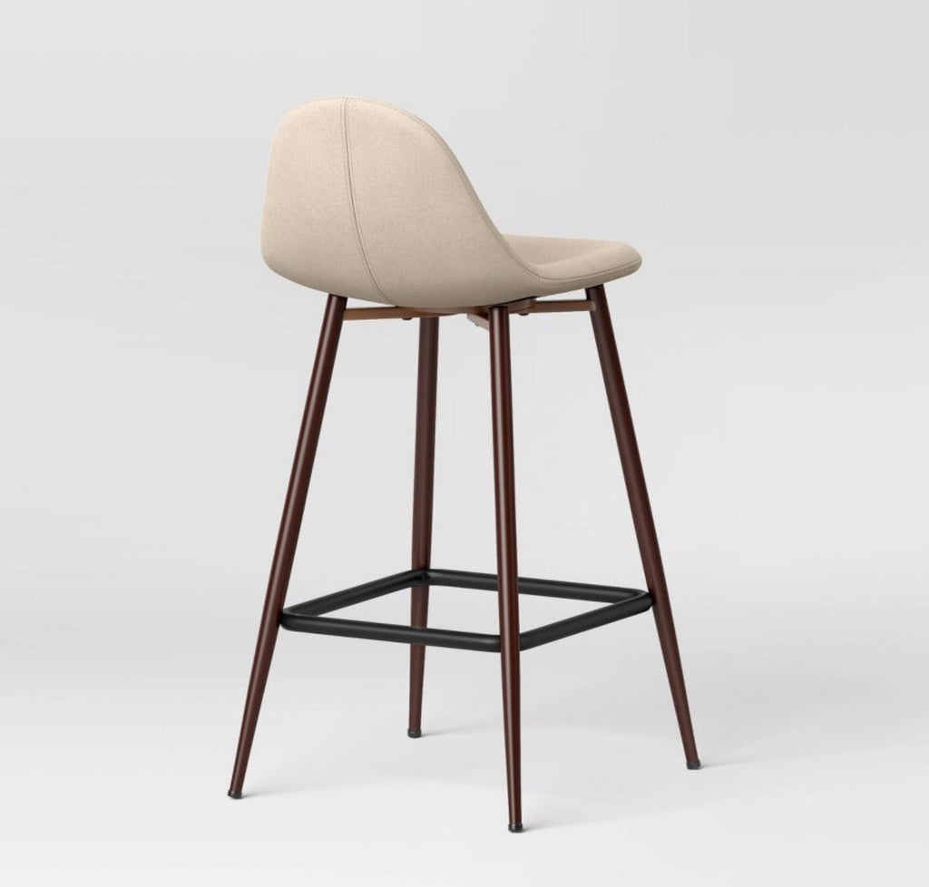 Threshold Copley 24" Counter Stool - Gray Fabric Seat