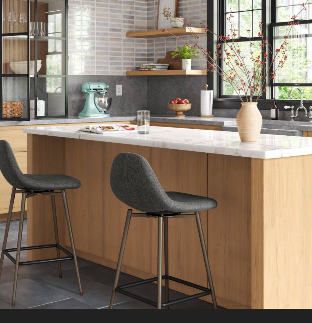 Threshold Copley Counter Height Barstool - Dark Gray