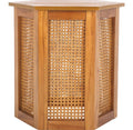 Safavieh Lazelir Hexagon Cane Accent Table - Natural