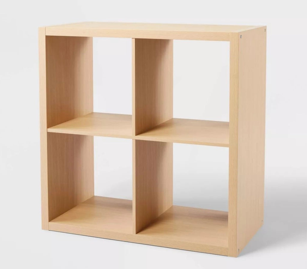 4-Cube Storage Organizer Shelf