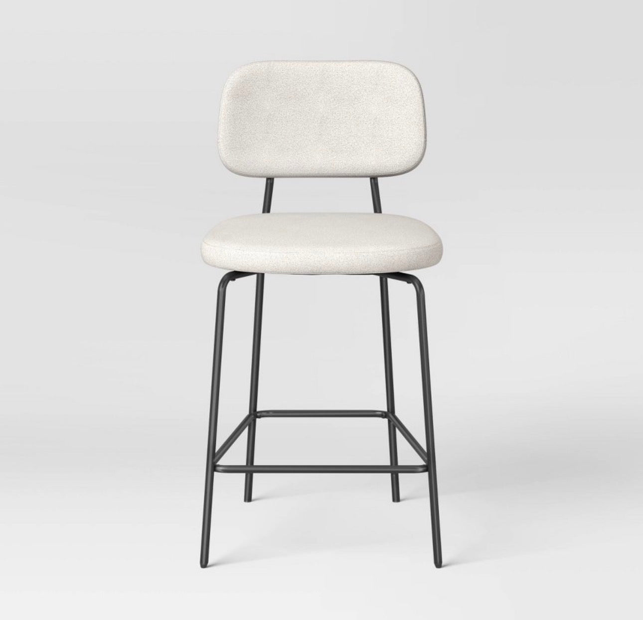 Room Essentials Counter-Height Stools (2 Pack) - Cream Bouclé